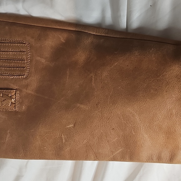 Lycky Brand Blue Jean America Brown Knee-High Women's Boots. Weathered Leather. - Picture 8 of 11